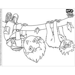 Dessin à colorier: Go Diego! (Dessins animés et séries animées) #48629 - Coloriages à Imprimer Gratuits
