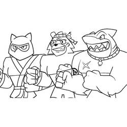 Dessin à colorier: Goo Jit Zu (Dessins animés et séries animées) #187765 - Coloriages à Imprimer Gratuits