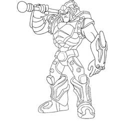 Dessin à colorier: Gormiti (Dessins animés et séries animées) #210454 - Coloriages à Imprimer Gratuits