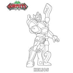 Dessin à colorier: Gormiti (Dessins animés et séries animées) #210466 - Coloriages à Imprimer Gratuits