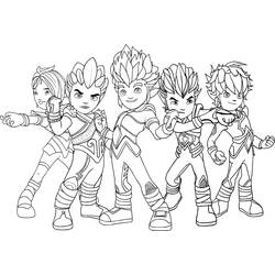Dessin à colorier: Gormiti (Dessins animés et séries animées) #210475 - Coloriages à Imprimer Gratuits