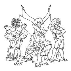 Dessin à colorier: Gormiti (Dessins animés et séries animées) #210478 - Coloriages à Imprimer Gratuits