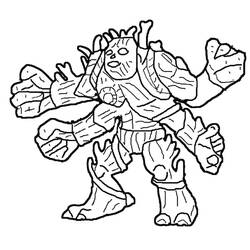 Dessin à colorier: Gormiti (Dessins animés et séries animées) #210484 - Coloriages à Imprimer Gratuits