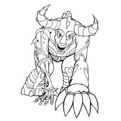 Dessin à colorier: Gormiti (Dessins animés et séries animées) #210486 - Coloriages à Imprimer Gratuits