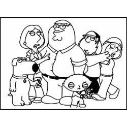 Dessin à colorier: Griffins (Dessins animés et séries animées) #48736 - Coloriages à Imprimer Gratuits