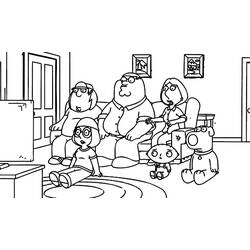 Dessin à colorier: Griffins (Dessins animés et séries animées) #48747 - Coloriages à Imprimer Gratuits