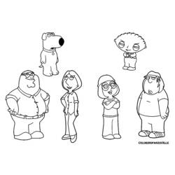 Dessin à colorier: Griffins (Dessins animés et séries animées) #48775 - Coloriages à Imprimer Gratuits