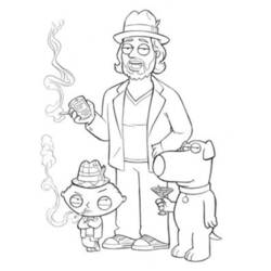 Dessin à colorier: Griffins (Dessins animés et séries animées) #48781 - Coloriages à Imprimer Gratuits