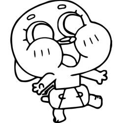 Dessin à colorier: Gumball (Dessins animés et séries animées) #188485 - Coloriages à Imprimer Gratuits