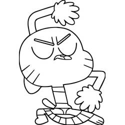 Dessin à colorier: Gumball (Dessins animés et séries animées) #188488 - Coloriages à Imprimer Gratuits