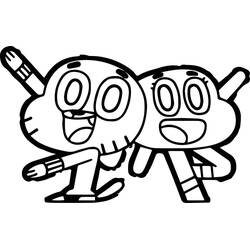 Dessin à colorier: Gumball (Dessins animés et séries animées) #188493 - Coloriages à Imprimer Gratuits