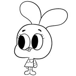 Dessin à colorier: Gumball (Dessins animés et séries animées) #188496 - Coloriages à Imprimer Gratuits