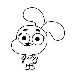 Dessin à colorier: Gumball (Dessins animés et séries animées) #188499 - Coloriages à Imprimer Gratuits