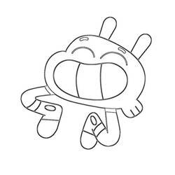 Dessin à colorier: Gumball (Dessins animés et séries animées) #188505 - Coloriages à Imprimer Gratuits