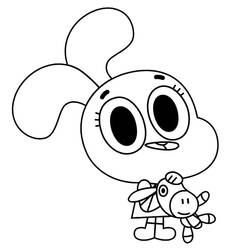 Dessin à colorier: Gumball (Dessins animés et séries animées) #188517 - Coloriages à Imprimer Gratuits