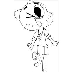 Dessin à colorier: Gumball (Dessins animés et séries animées) #188518 - Coloriages à Imprimer Gratuits