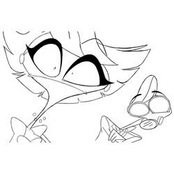 Dessin à colorier: Hazbin Hotel (Dessins animés et séries animées) #213557 - Coloriages à Imprimer Gratuits