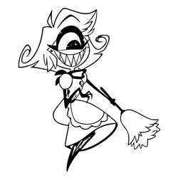 Dessin à colorier: Hazbin Hotel (Dessins animés et séries animées) #213558 - Coloriages à Imprimer Gratuits