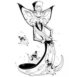 Dessin à colorier: Hazbin Hotel (Dessins animés et séries animées) #213560 - Coloriages à Imprimer Gratuits