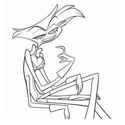 Dessin à colorier: Hazbin Hotel (Dessins animés et séries animées) #213563 - Coloriages à Imprimer Gratuits