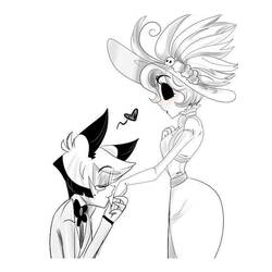 Dessin à colorier: Hazbin Hotel (Dessins animés et séries animées) #213565 - Coloriages à Imprimer Gratuits