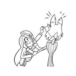 Dessin à colorier: Hazbin Hotel (Dessins animés et séries animées) #213568 - Coloriages à Imprimer Gratuits