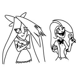 Dessin à colorier: Hazbin Hotel (Dessins animés et séries animées) #213570 - Coloriages à Imprimer Gratuits