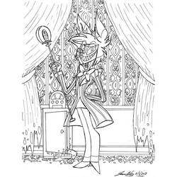 Dessin à colorier: Hazbin Hotel (Dessins animés et séries animées) #213571 - Coloriages à Imprimer Gratuits