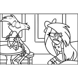 Dessin à colorier: Hazbin Hotel (Dessins animés et séries animées) #213572 - Coloriages à Imprimer Gratuits
