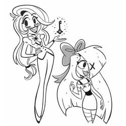 Dessin à colorier: Hazbin Hotel (Dessins animés et séries animées) #213575 - Coloriages à Imprimer Gratuits