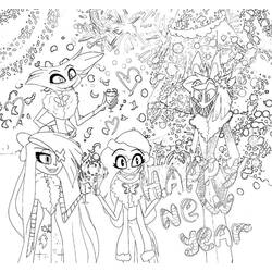 Dessin à colorier: Hazbin Hotel (Dessins animés et séries animées) #213583 - Coloriages à Imprimer Gratuits