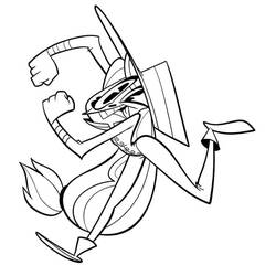 Dessin à colorier: Hazbin Hotel (Dessins animés et séries animées) #213587 - Coloriages à Imprimer Gratuits