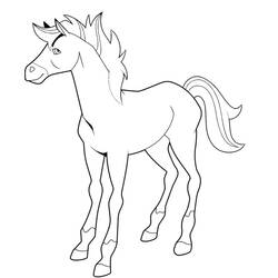 Dessin à colorier: Horseland (Dessins animés et séries animées) #53855 - Coloriages à Imprimer Gratuits