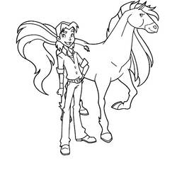 Dessin à colorier: Horseland (Dessins animés et séries animées) #53861 - Coloriages à Imprimer Gratuits