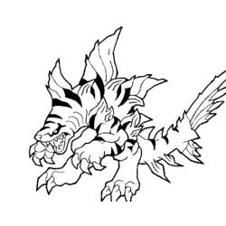 Dessin à colorier: Invizimals (Dessins animés et séries animées) #40235 - Coloriages à Imprimer Gratuits