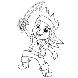 Dessin à colorier: Jake et les Pirates (Dessins animés et séries animées) #205874 - Coloriages à Imprimer Gratuits