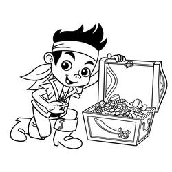 Dessin à colorier: Jake et les Pirates (Dessins animés et séries animées) #205876 - Coloriages à Imprimer Gratuits