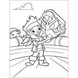 Dessin à colorier: Jake et les Pirates (Dessins animés et séries animées) #205878 - Coloriages à Imprimer Gratuits