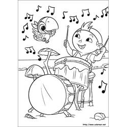 Dessin à colorier: Jake et les Pirates du Pays imaginaire (Dessins animés et séries animées) #42422 - Coloriages à Imprimer Gratuits