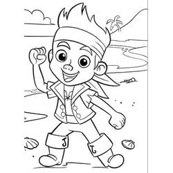 Dessin à colorier: Jake et les Pirates du Pays imaginaire (Dessins animés et séries animées) #42470 - Coloriages à Imprimer Gratuits