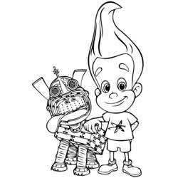 Dessin à colorier: Jimmy Neutron (Dessins animés et séries animées) #48889 - Coloriages à Imprimer Gratuits