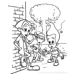 Dessin à colorier: Jimmy Neutron (Dessins animés et séries animées) #48893 - Coloriages à Imprimer Gratuits