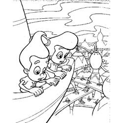 Dessin à colorier: Jimmy Neutron (Dessins animés et séries animées) #48897 - Coloriages à Imprimer Gratuits