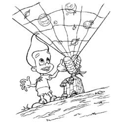 Dessin à colorier: Jimmy Neutron (Dessins animés et séries animées) #48901 - Coloriages à Imprimer Gratuits