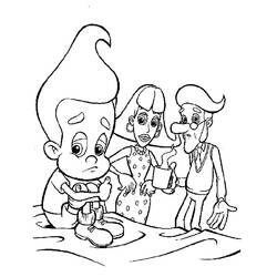 Dessin à colorier: Jimmy Neutron (Dessins animés et séries animées) #48903 - Coloriages à Imprimer Gratuits