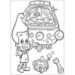 Dessin à colorier: Jimmy Neutron (Dessins animés et séries animées) #48926 - Coloriages à Imprimer Gratuits