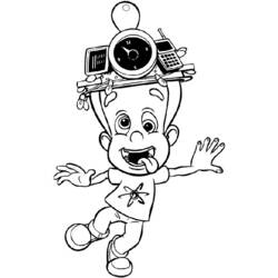Dessin à colorier: Jimmy Neutron (Dessins animés et séries animées) #48930 - Coloriages à Imprimer Gratuits