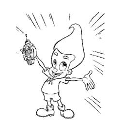Dessin à colorier: Jimmy Neutron (Dessins animés et séries animées) #48967 - Coloriages à Imprimer Gratuits