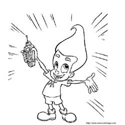Dessin à colorier: Jimmy Neutron (Dessins animés et séries animées) #48977 - Coloriages à Imprimer Gratuits