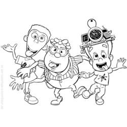 Dessin à colorier: Jimmy Neutron (Dessins animés et séries animées) #48986 - Coloriages à Imprimer Gratuits